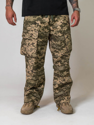 Modular Cargo Pants UCP Camo - Szerokie Bojówki typu Cargo z kieszeniami i regulacją