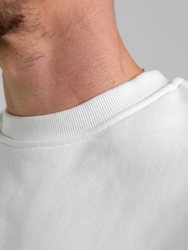 HEAVY AESTHETIC LOGO CREW - Pure White