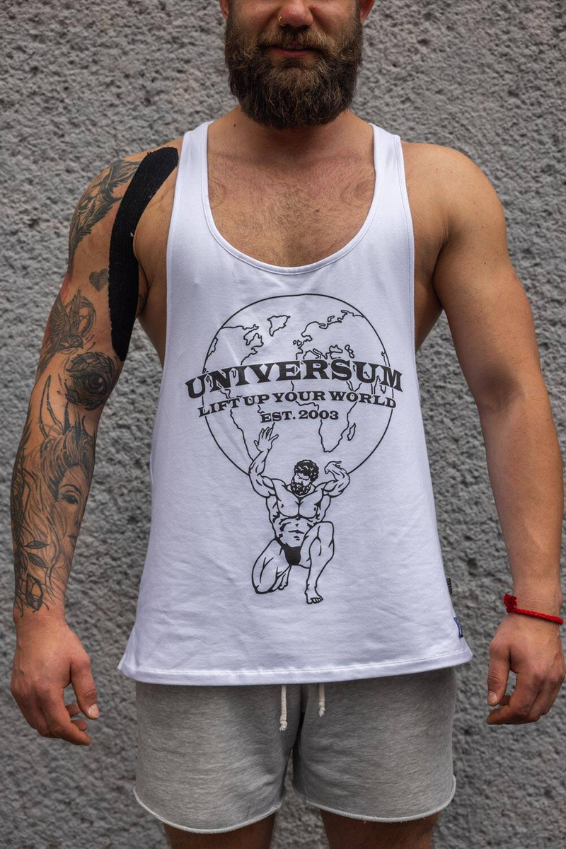  Heavyweight Ribbed Tank Top Pure White v2