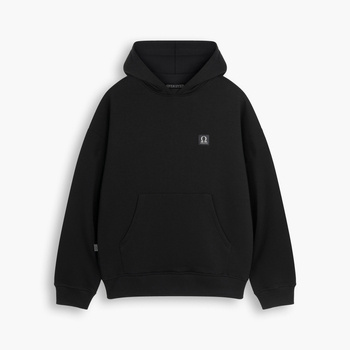 AESTHETIC LOGO HOOD - Onyx Black