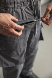 Utility Cargo Pants Concrete Grey - Military inspired trousers with pockets