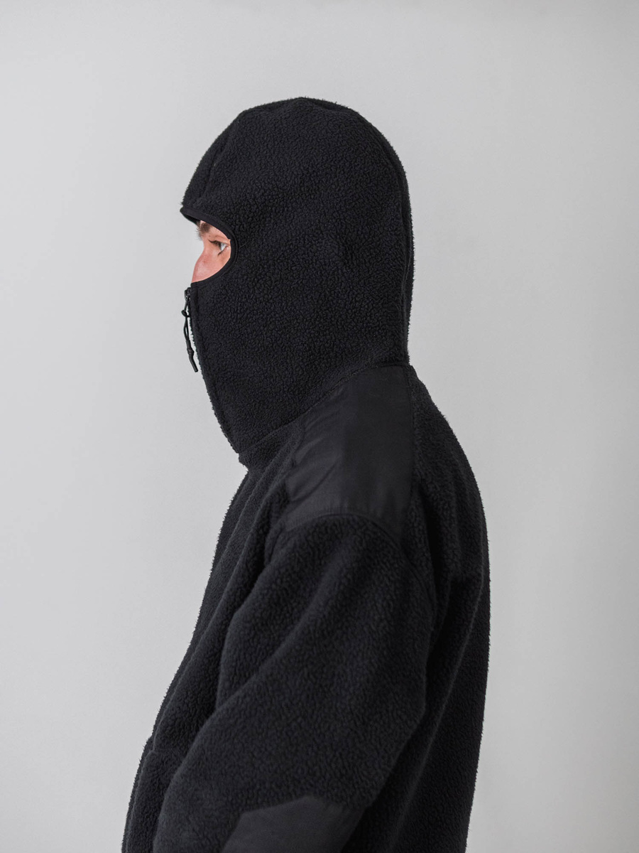 Asylum Sherpa Fleece - Kurtka - Bluza Polarowa z maską, kominiarką