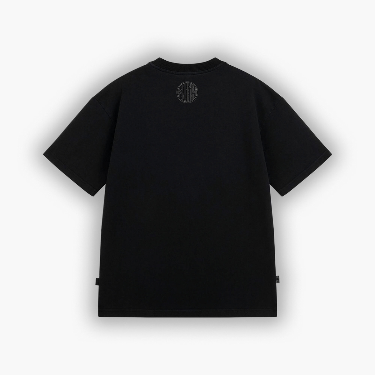 OVD x KONY Tee  - Luźna koszulka z grubej bawełny, nadruk reflective, oversize