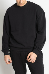 AESTHETIC LOGO HOOD - Onyx Schwarz