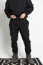 AESTHETIC LOGO PANT - Onyx Black