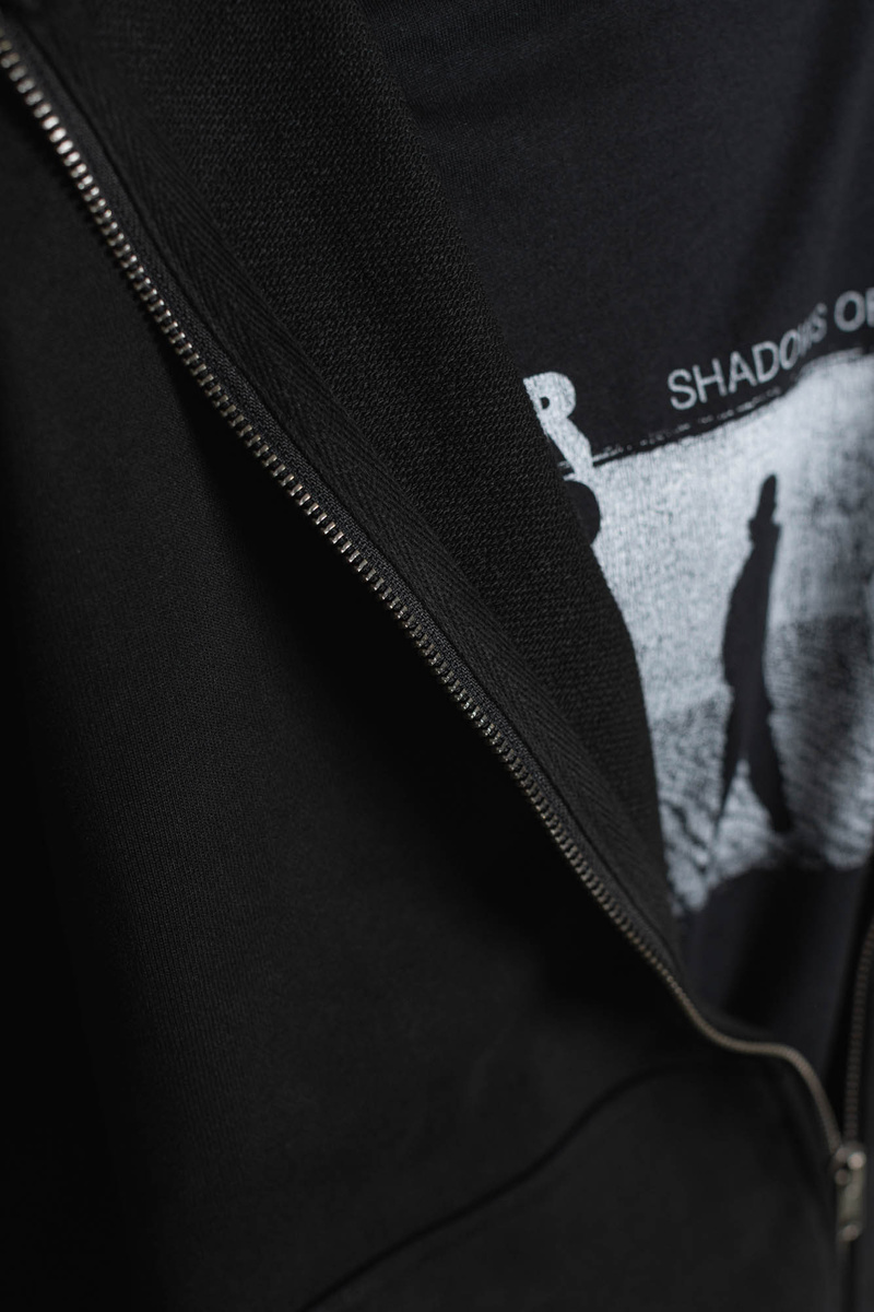 HEAVY ZIP-UP HOODIE - Onyx Black