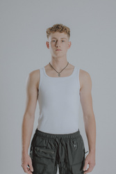  Heavyweight Ribbed Tank Top Pure White v2