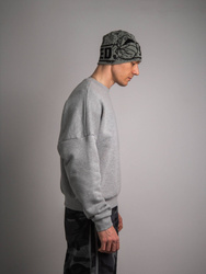 ESSENTIAL ULTIMATE DROPPED CREW - Wide sweatshirt with print, unique boxy cut