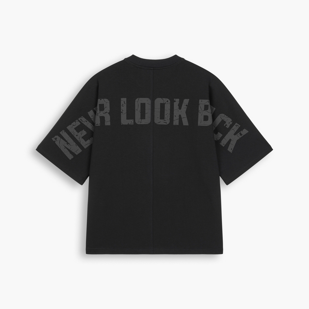 Koszulka Heavyweight Kimono Tee v2 Jet Black - NEVER LOOK BACK