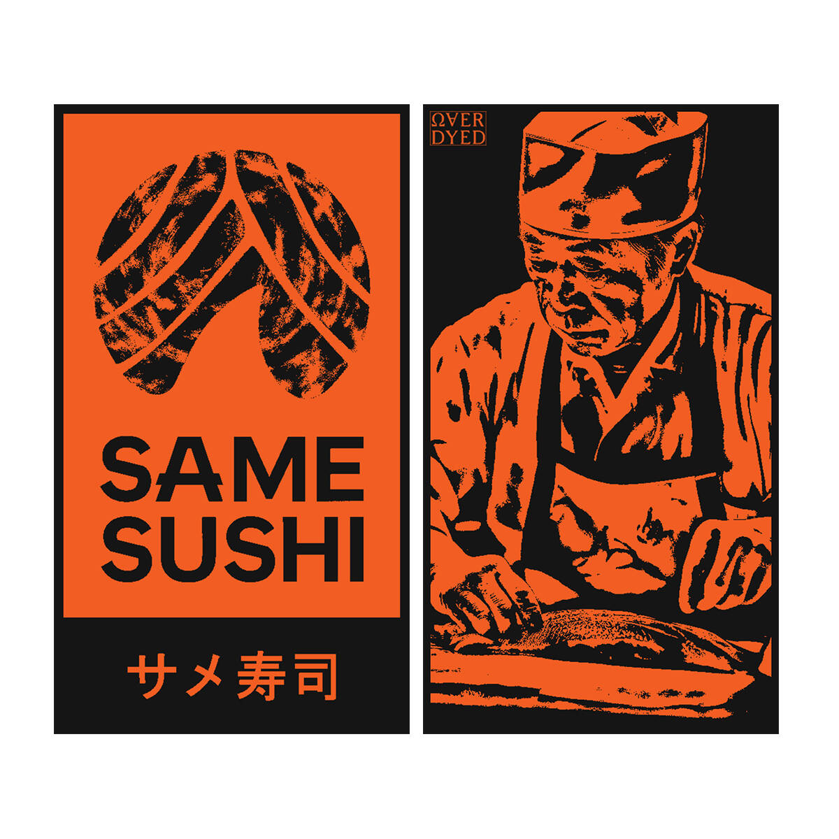 OVER DYED x SAME SUSHI Tee