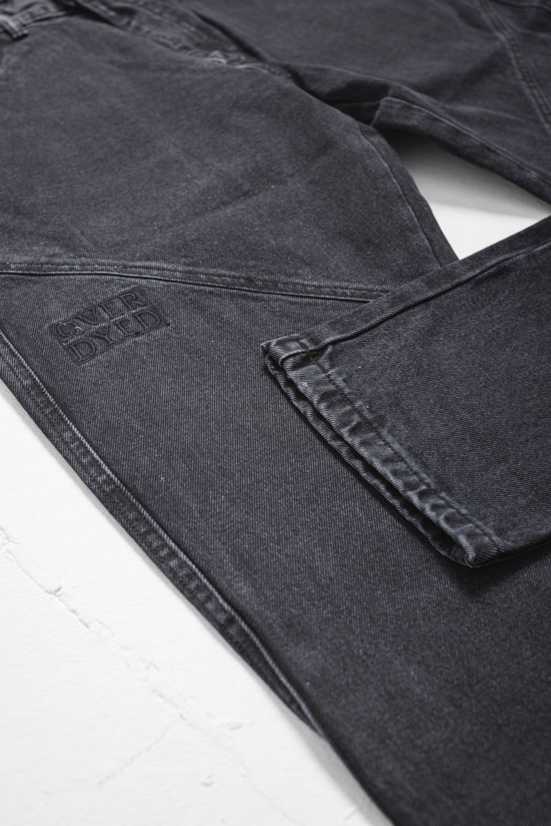 Stitched Loose Denim - Vintage Black