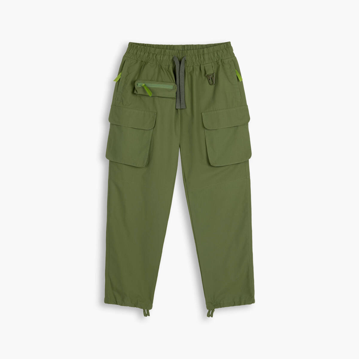 Utility Cargo Pants Cerignola Olive- Długie Bojówki typu Cargo z kieszeniami