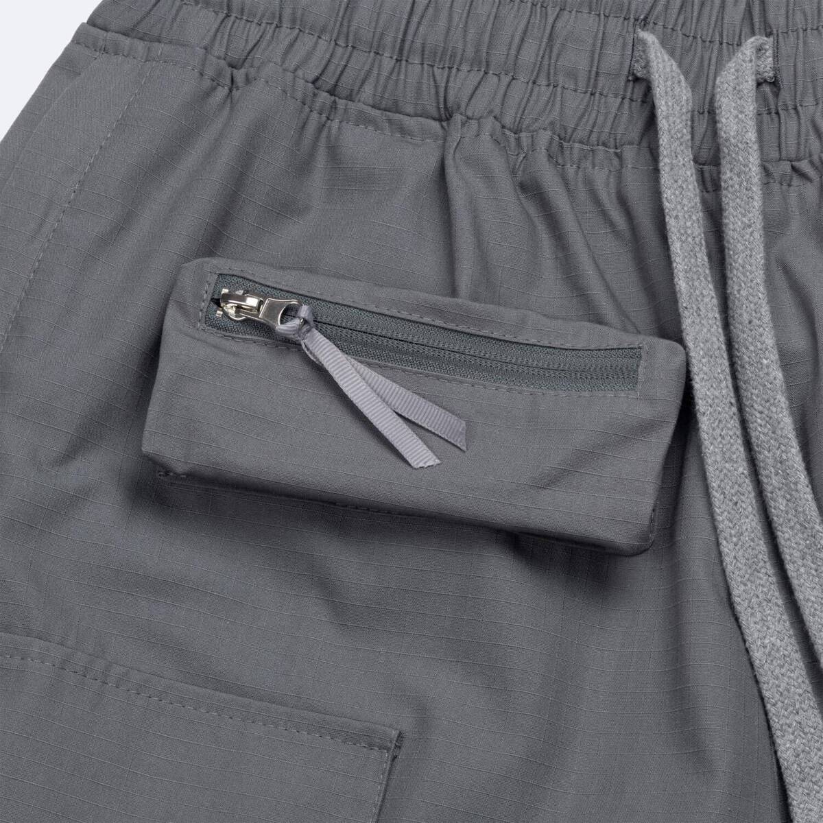 Utility OverShorts Concrete Grey - Krótkie Spodenki typu Cargo z kieszeniami