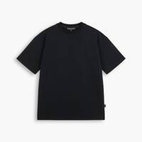 ESSENTIAL WASHED TEE - Luźna koszulka z grubej bawełny, z efektem sprania