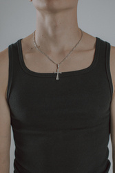 Podkoszulek Heavyweight Ribbed Tank Top Jet Black v2